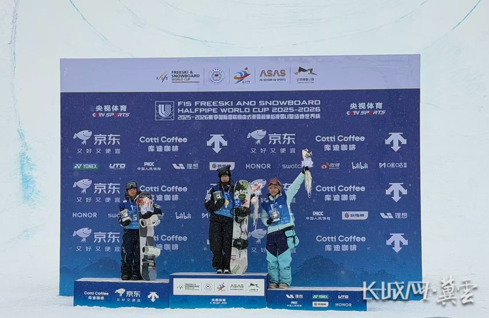 女子组获奖选手照片