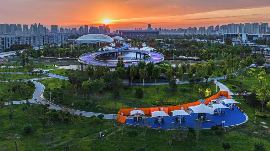 石家庄高铁片区。石家庄城发投集团供图