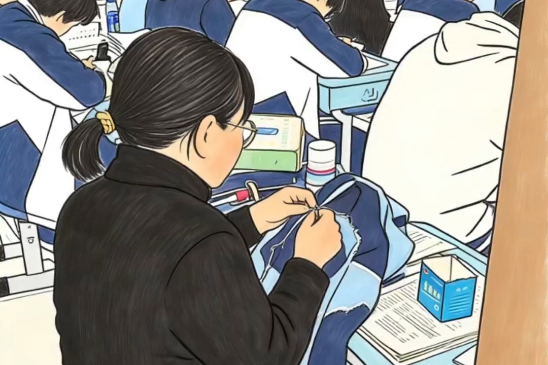 定州二中：高三教室里的温暖缝补