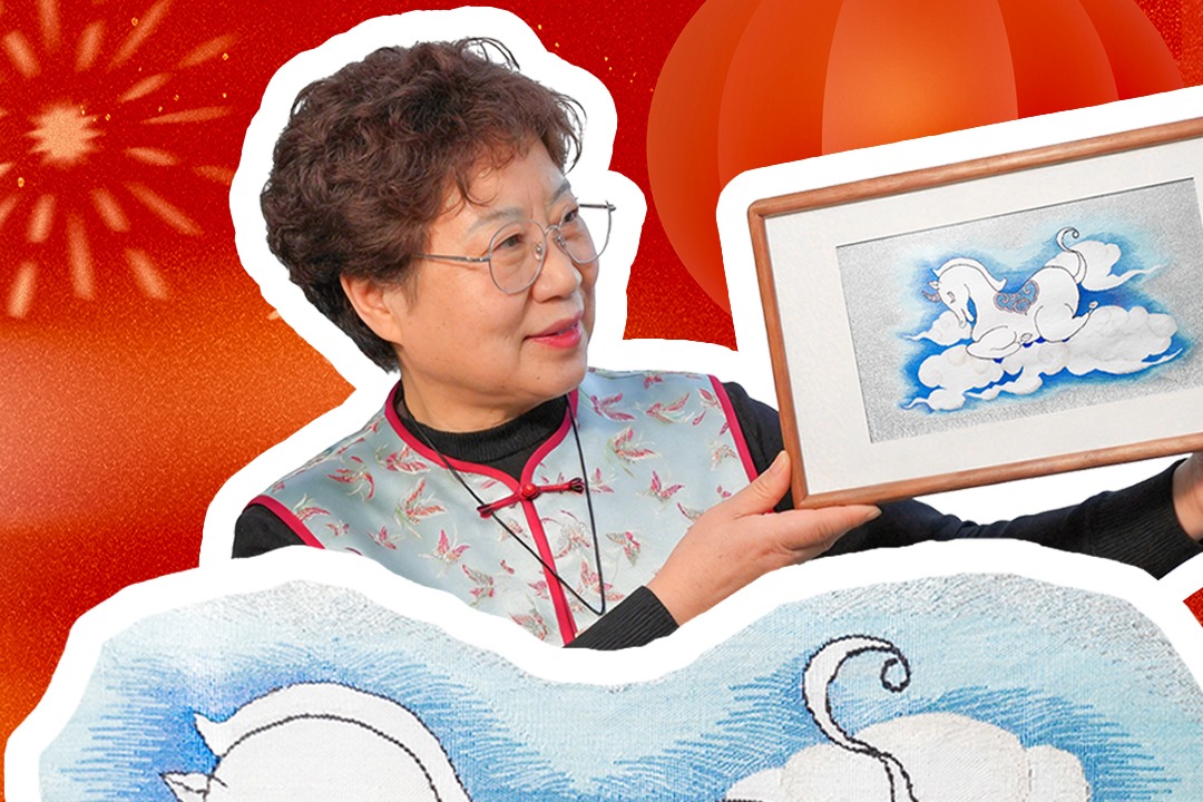 马年驾到·燕赵迎新｜马跃青云：定州缂丝织锦绣