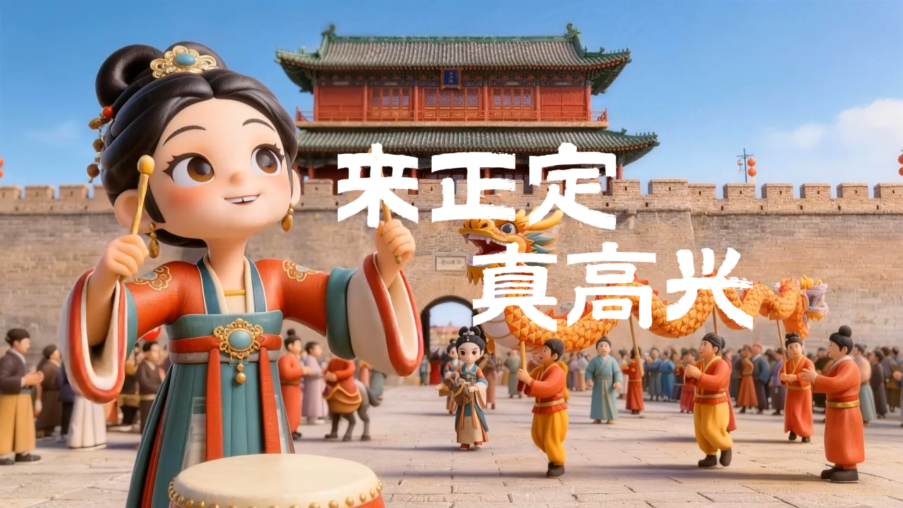 AI说唱 县计县策 | 来正定 真高兴