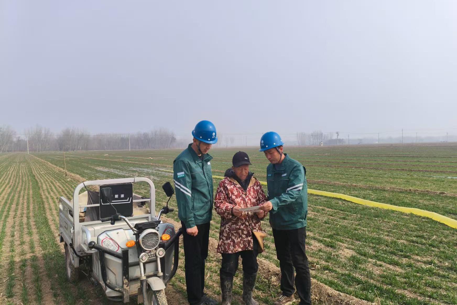 无人机空中“巡诊” 电力人地头“把脉” 武邑县供电公司倾力服务护航春耕春灌