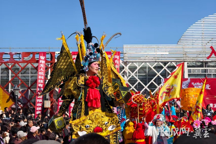 秦皇岛青龙举行“二月二·龙抬头”传统秧歌交流展演