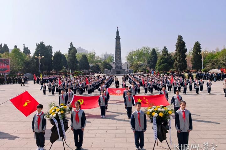 邯郸邯山区：清明祭英烈 红色永传承