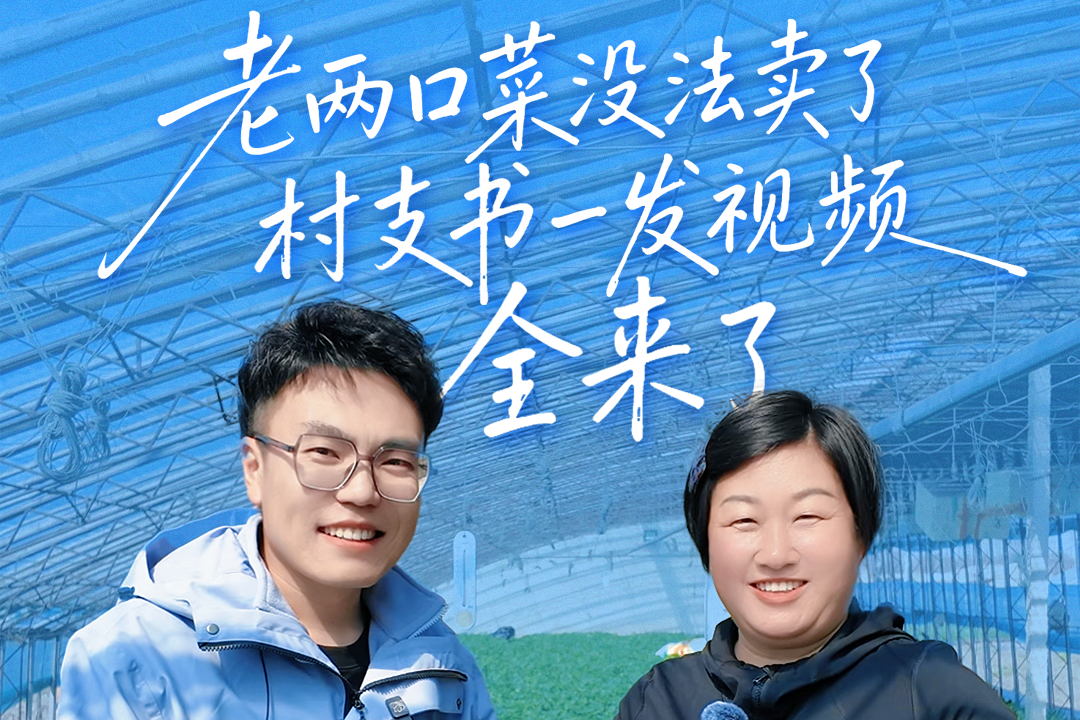 老两口菜没法卖了，村支书一发视频，全来了！