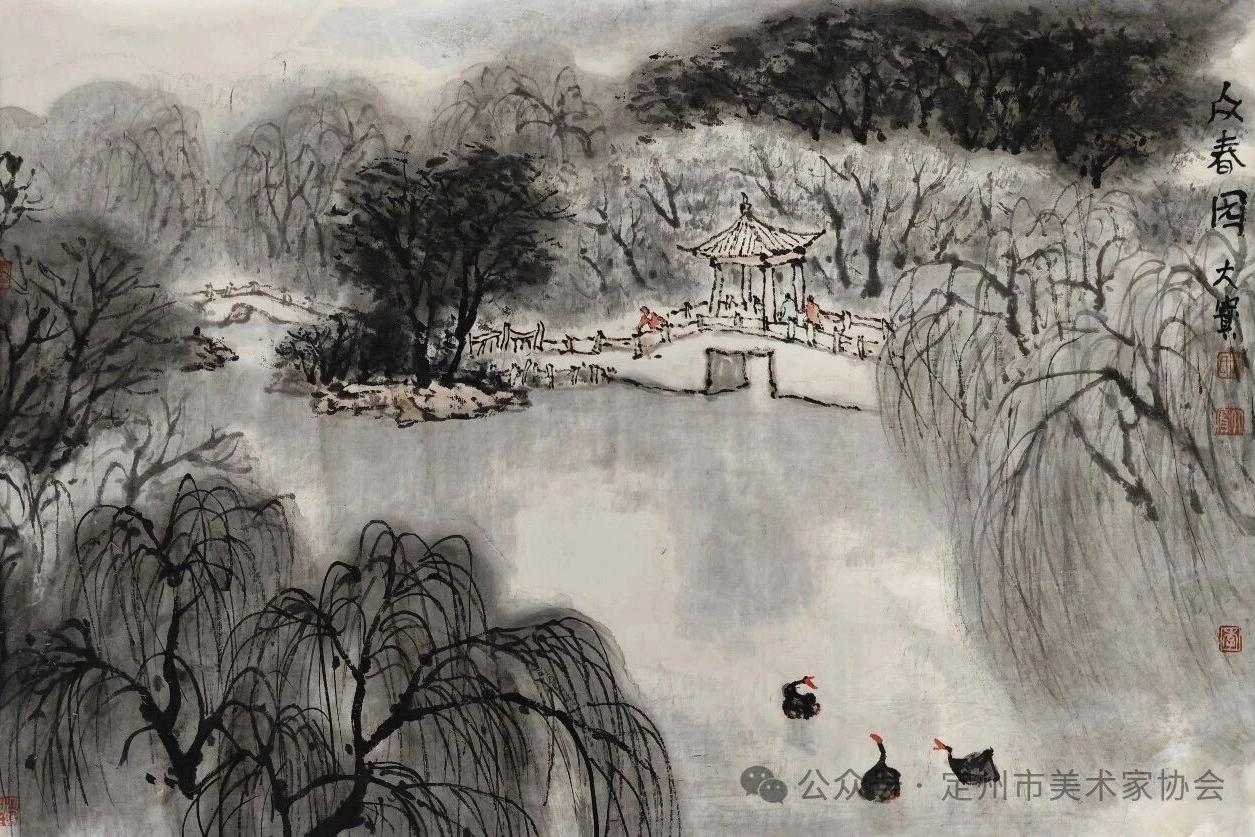 李大宝美术工作室定州写生采风活动举办