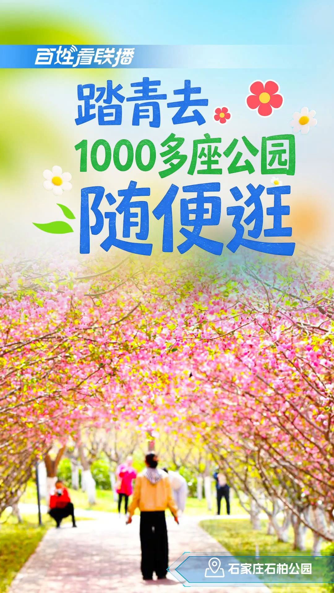 百姓看联播丨踏青去！1000多座公园，随便逛！