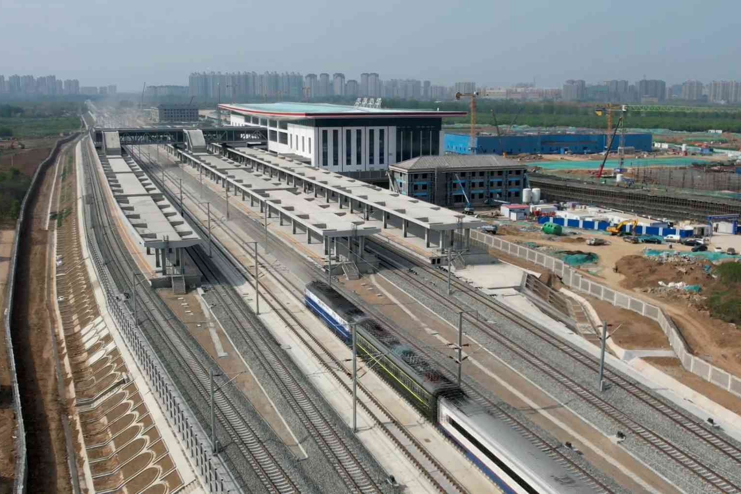 京港高铁雄安新区至商丘段河北段开始联调联试