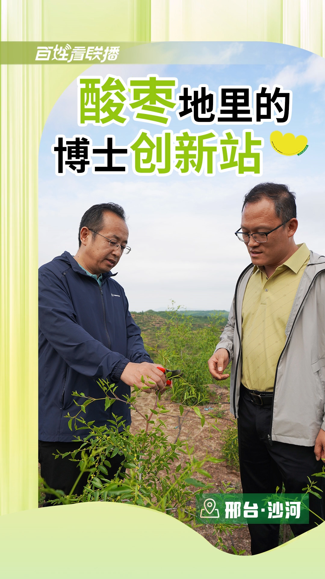 百姓看联播｜酸枣地里的博士创新站