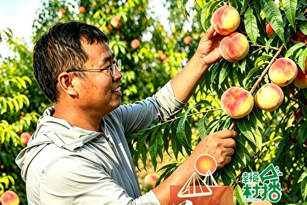 幸福生活开村播 | 邯郸成安：跟着老姚去摘桃