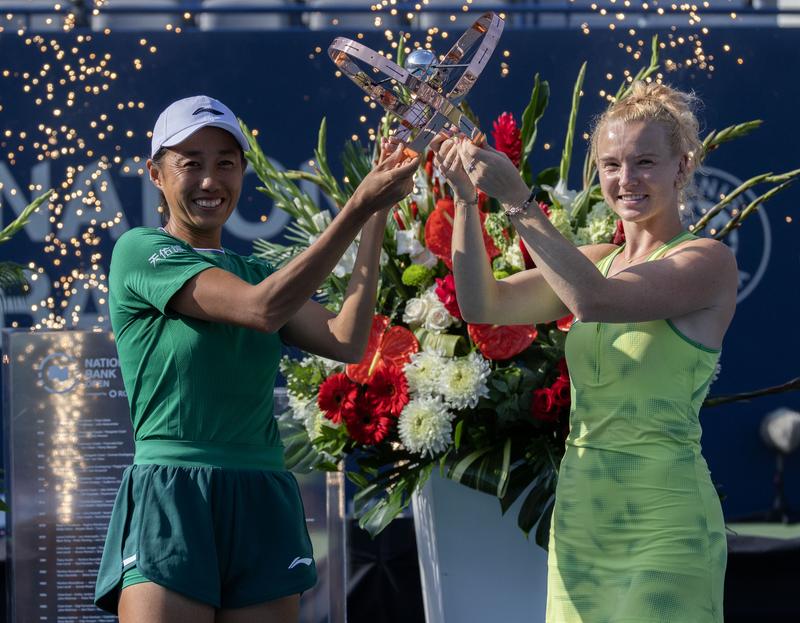 WTA1000多伦多站：张帅/西尼亚科娃女双夺冠