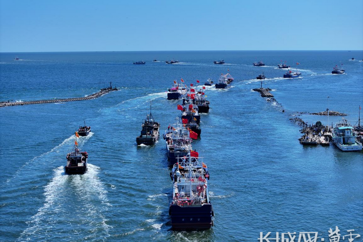 金秋开海正当时！秦皇岛北戴河新区渔民扬帆出海迎丰收