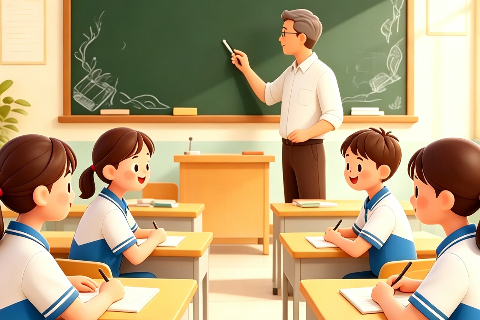 AI海报丨定州：“开学第一课”开讲啦！