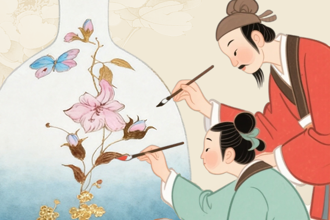 匠心唐山·遇见非遗③｜陶瓷雕金 父子接力守非遗