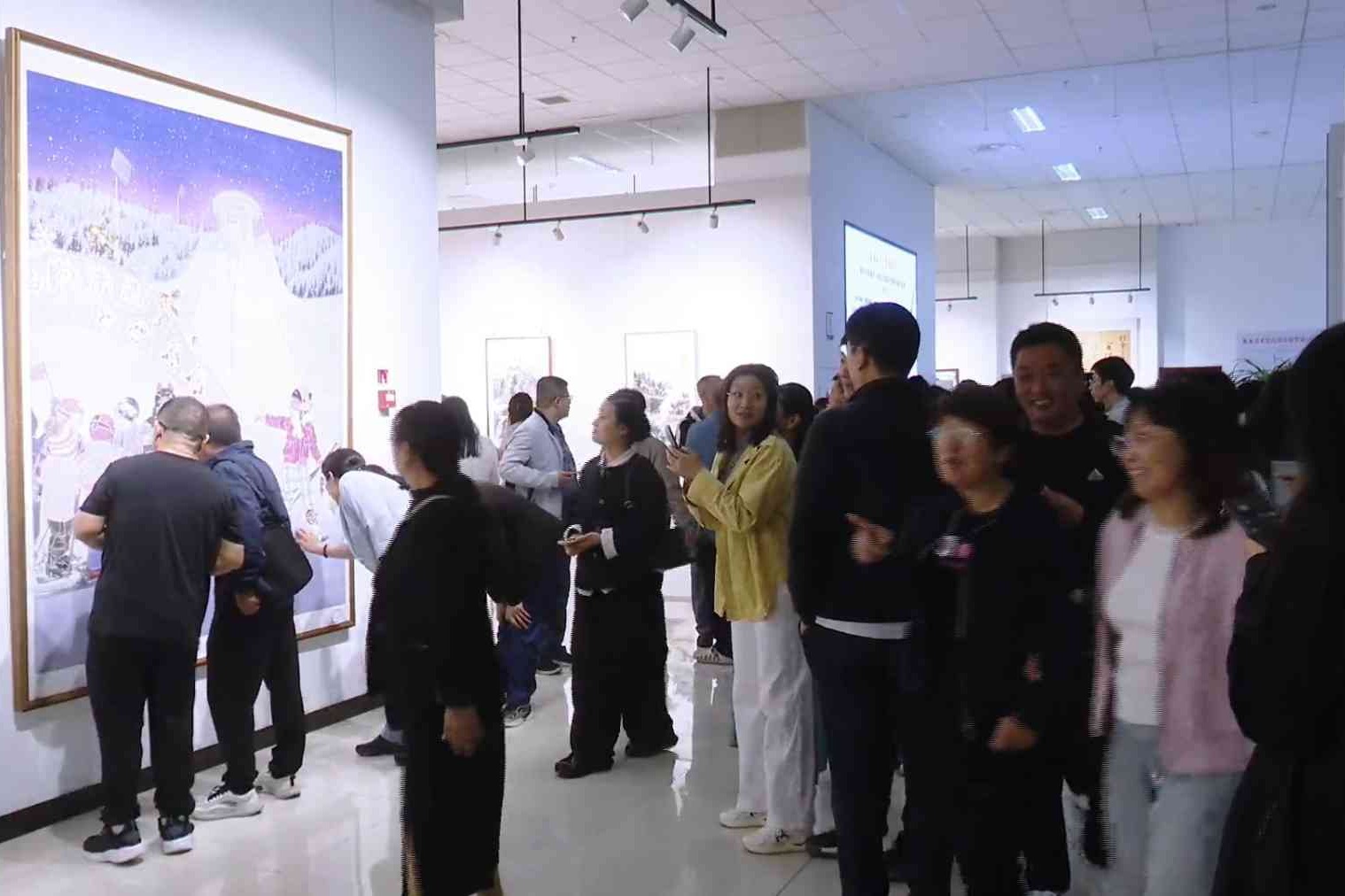 衡水市首届中小学幼儿园美术教师书画作品展开展