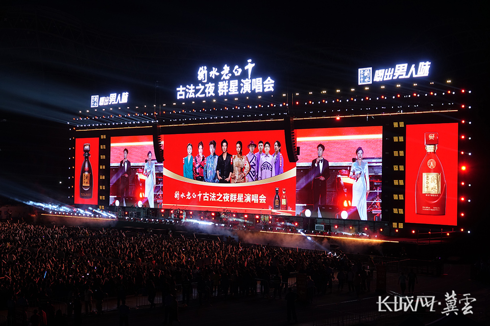 万人狂欢，音浪席卷湖城！衡水老白干古法之夜群星演唱会燃情上演