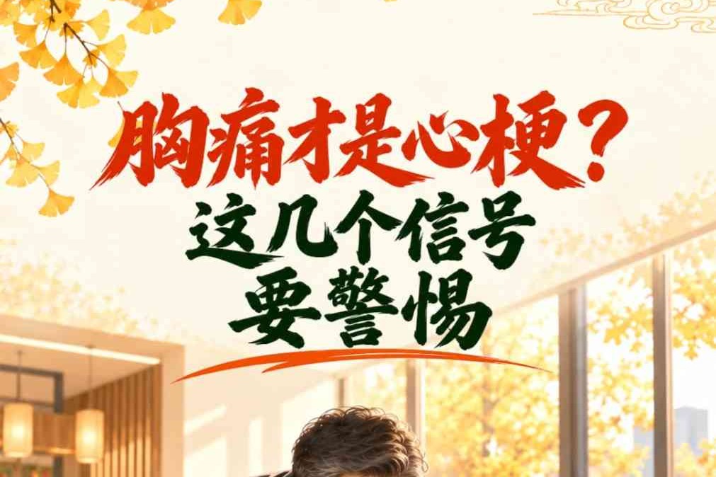 时令话健康丨胸痛才是心梗？这几个信号要警惕