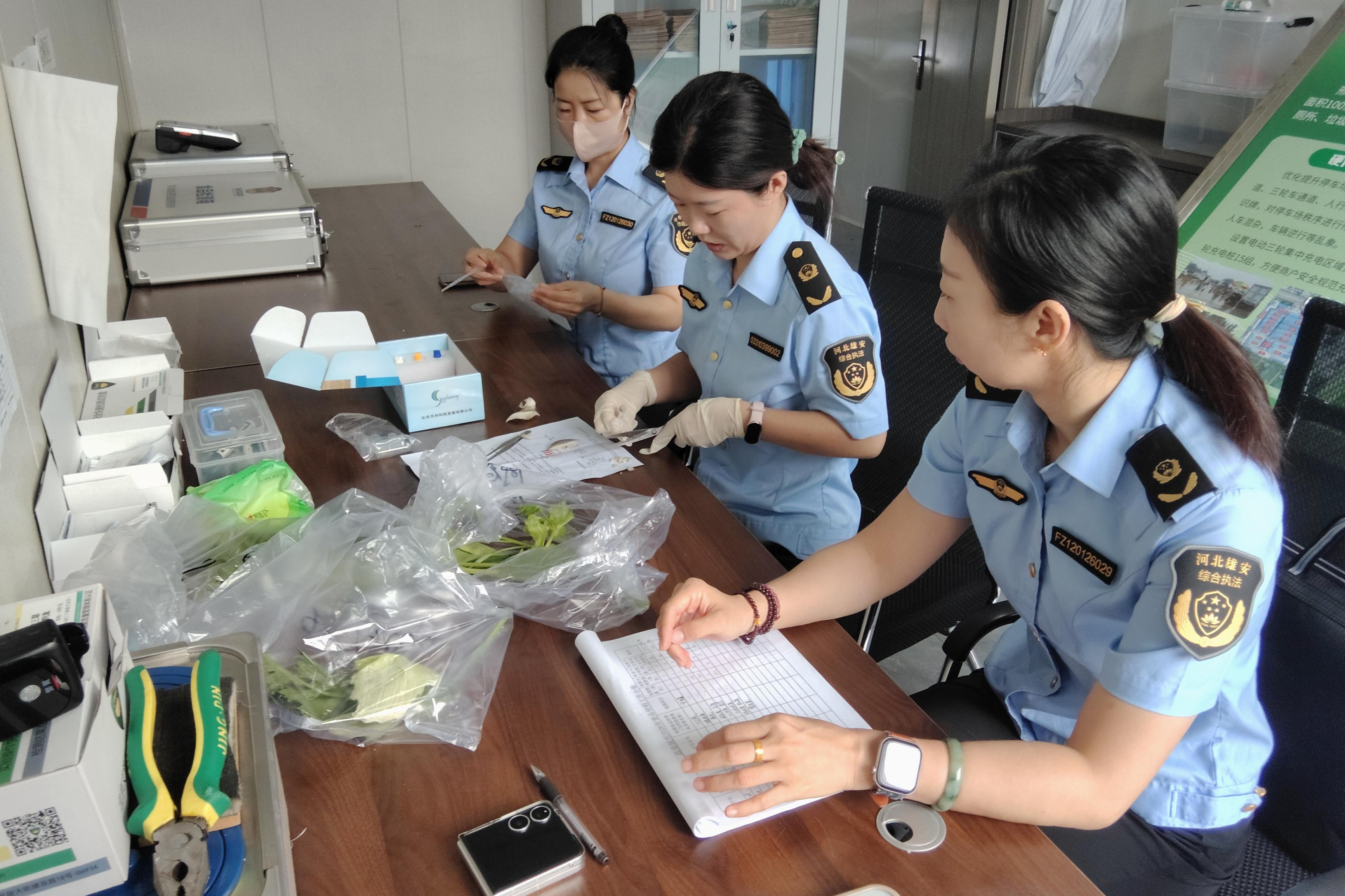 雄县农贸市场设快检室 累计检测240批次守牢食安底线